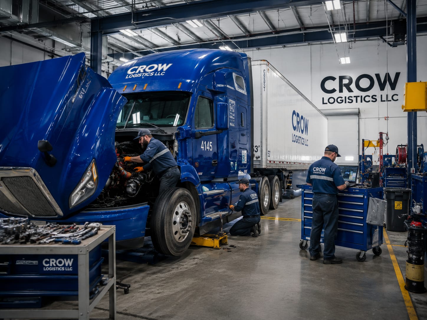 We own the wrench work · in-house maintenance keeps you rolling
